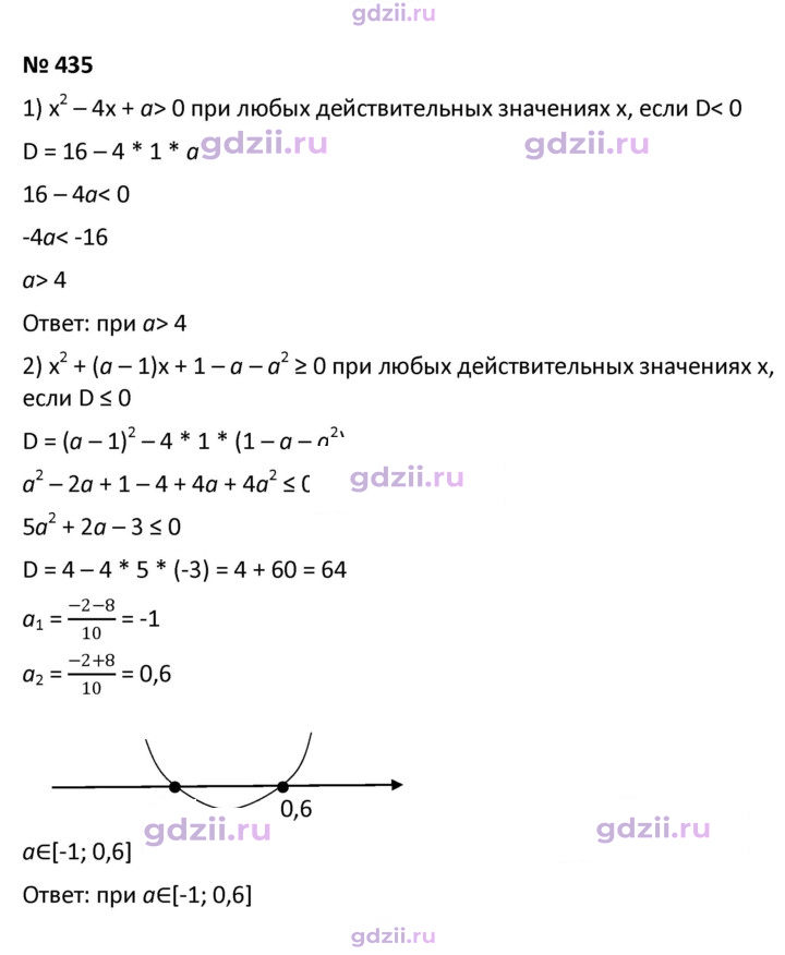 Скан решения номера 435