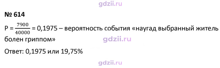 Скан решения номера 614