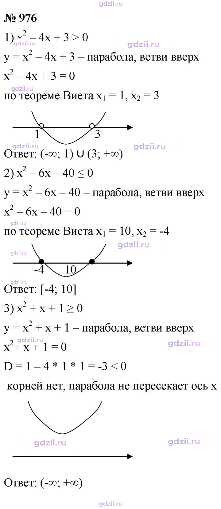 Скан решения номера 976