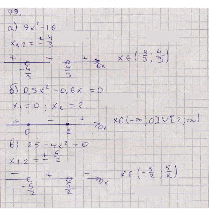 Скан решения номера 9.9