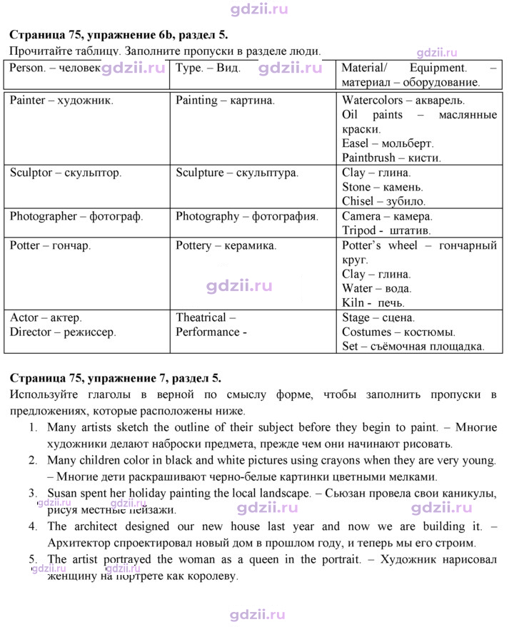 Скан решения номера 75