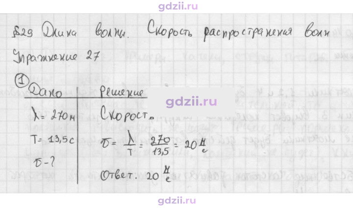 Скан решения номера 1