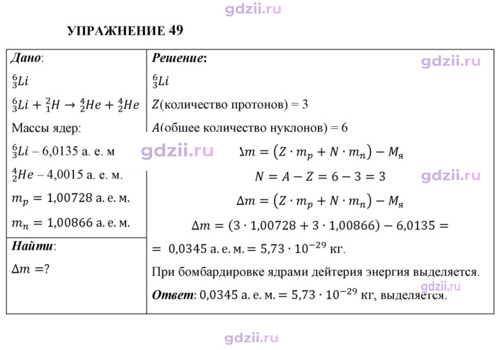 Скан решения номера 1