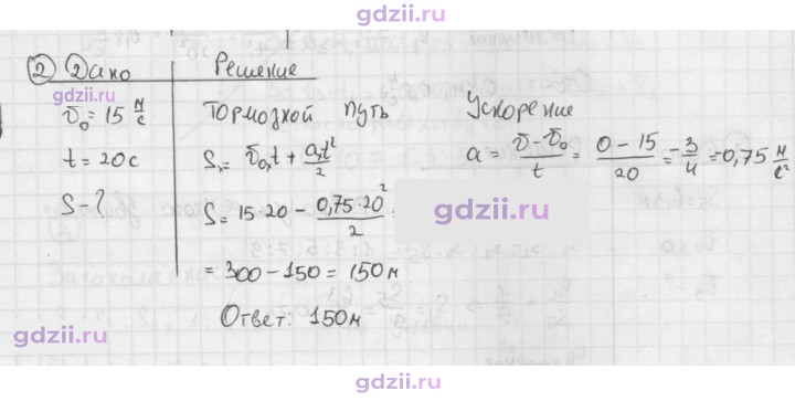 Скан решения номера 2