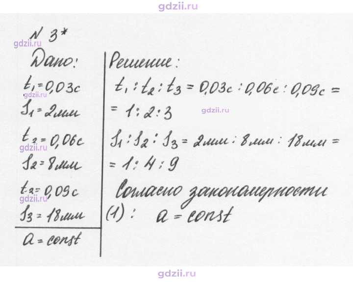 Скан решения номера 3