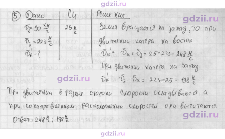Скан решения номера 5