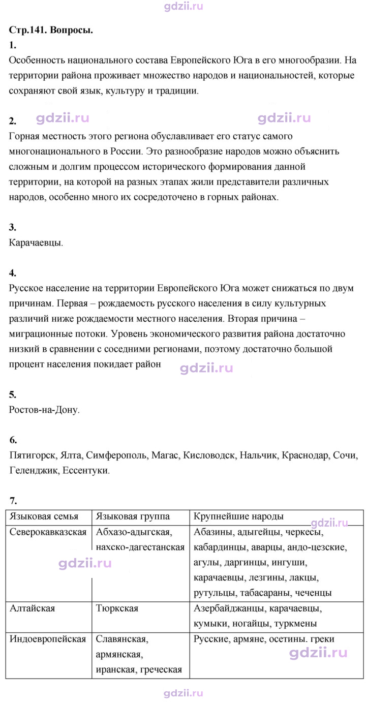Скан решения номера 141