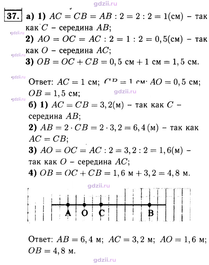 Скан решения номера 37