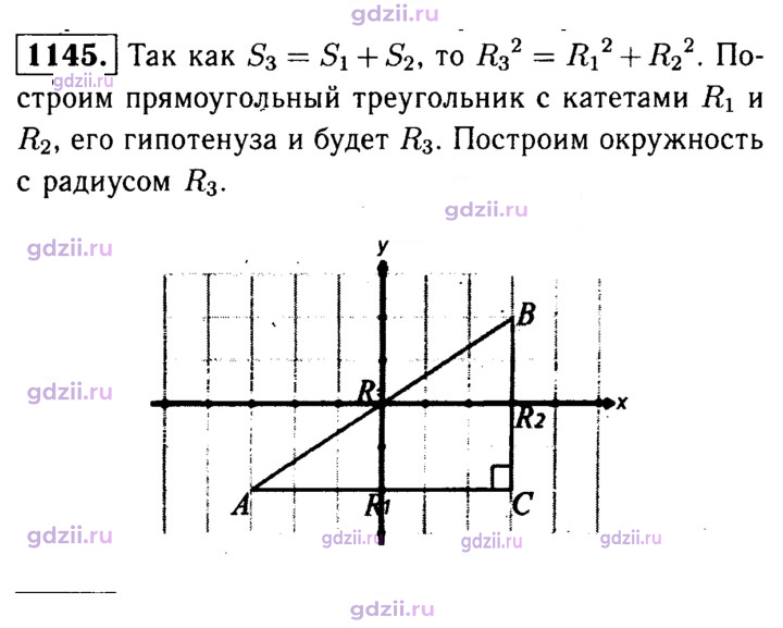 Скан решения номера 1145
