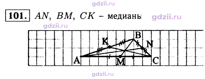 Скан решения номера 101