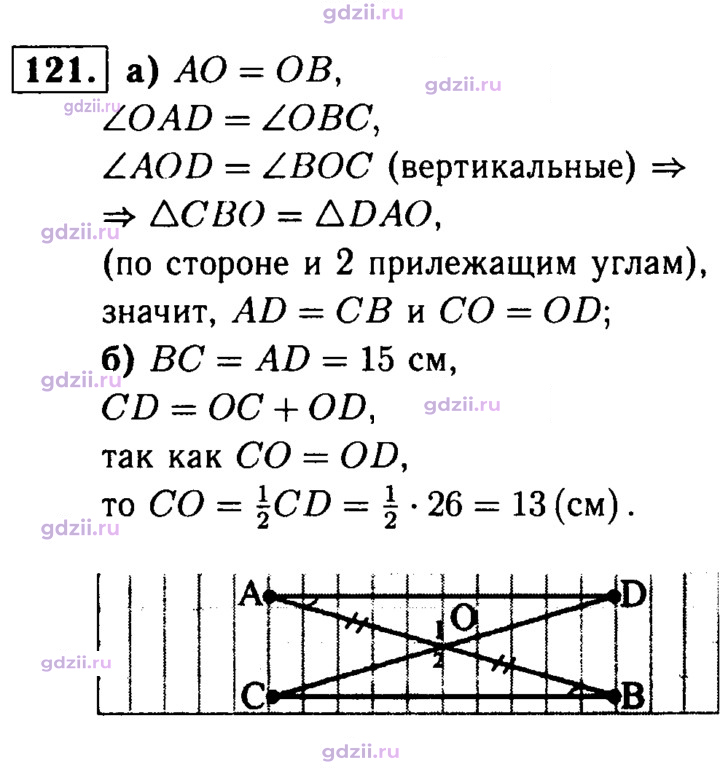 Скан решения номера 121