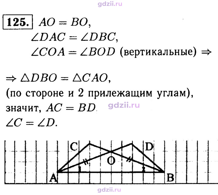 Скан решения номера 125