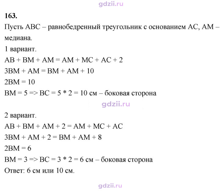 Скан решения номера 163