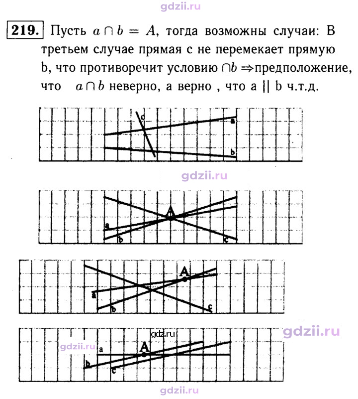 Скан решения номера 219