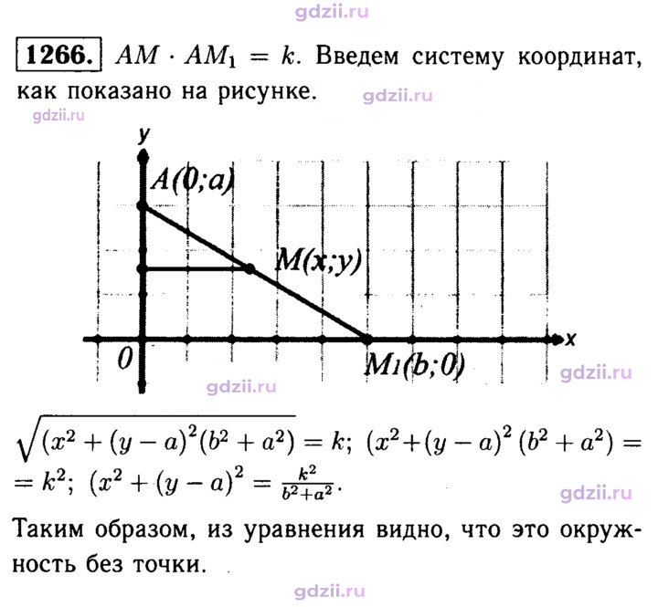 Скан решения номера 1266