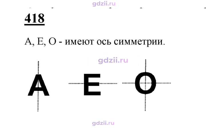 Скан решения номера 418
