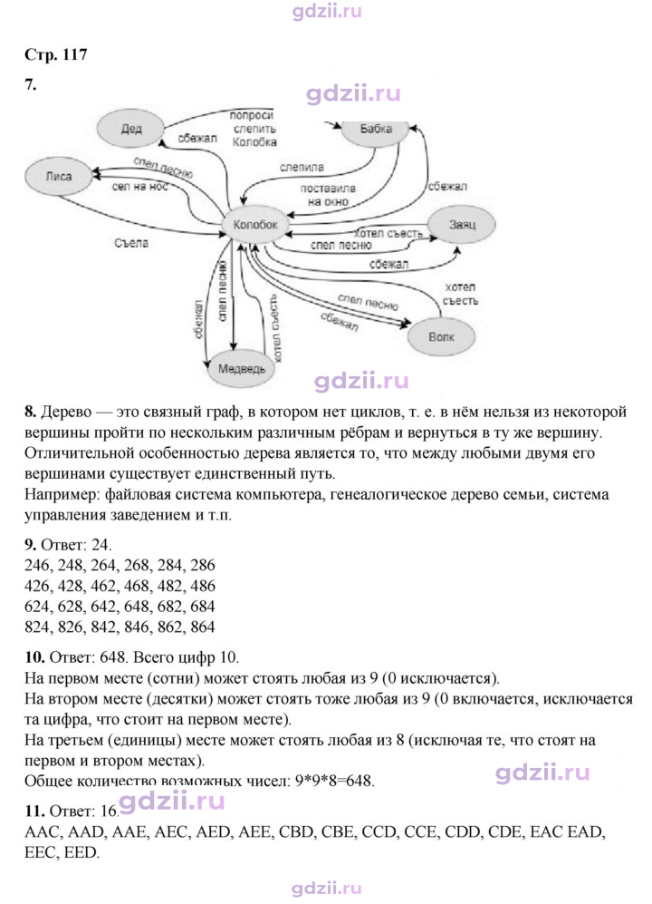 Скан решения номера 117