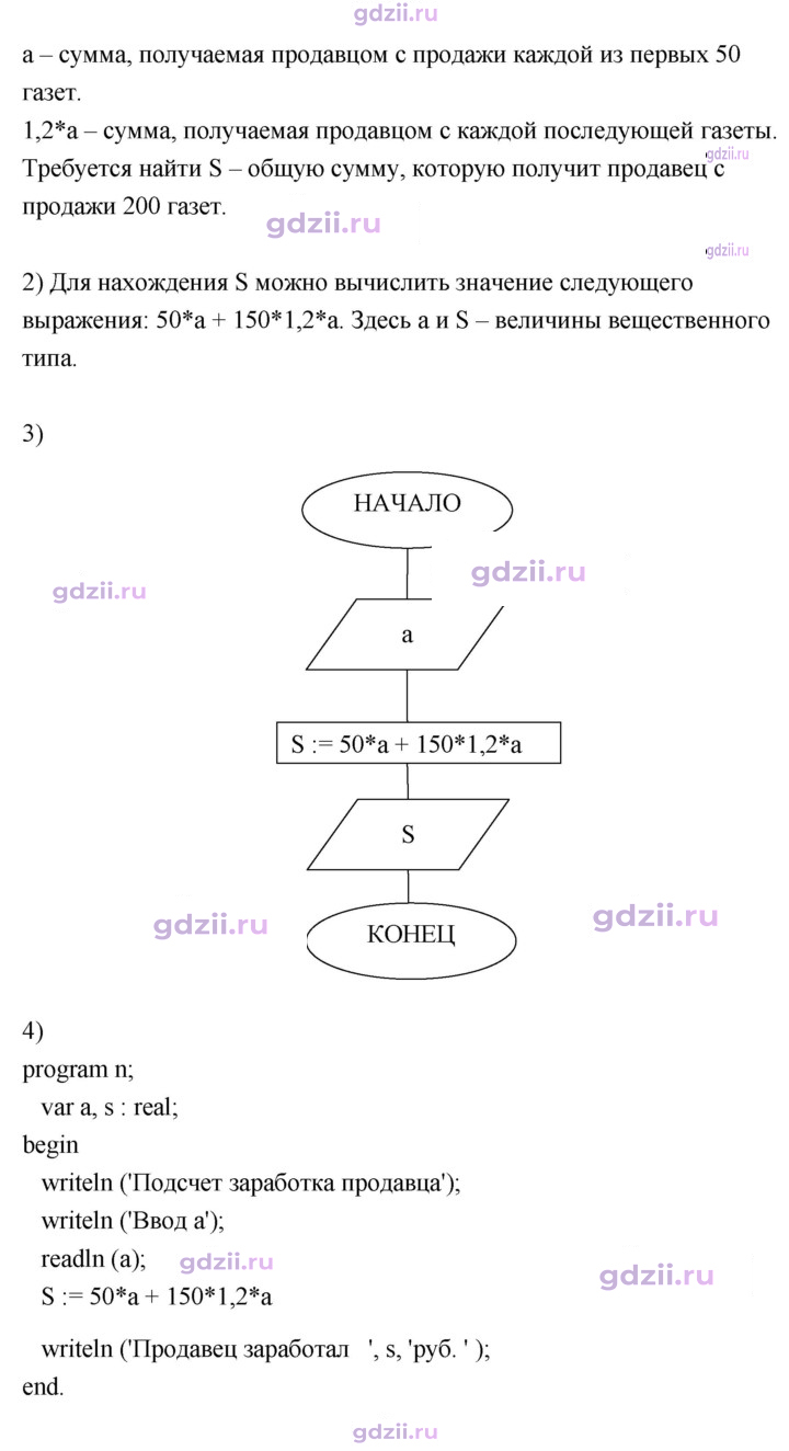 Скан решения номера 62