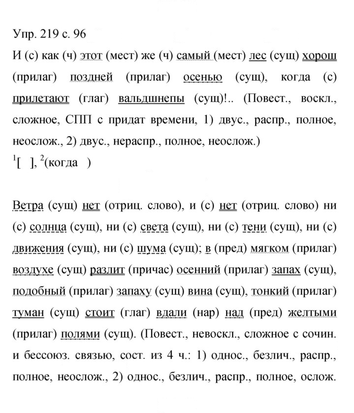 Скан решения номера 219