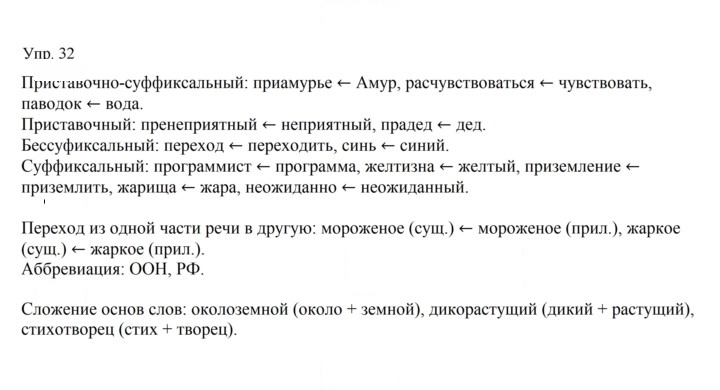 Скан решения номера 32