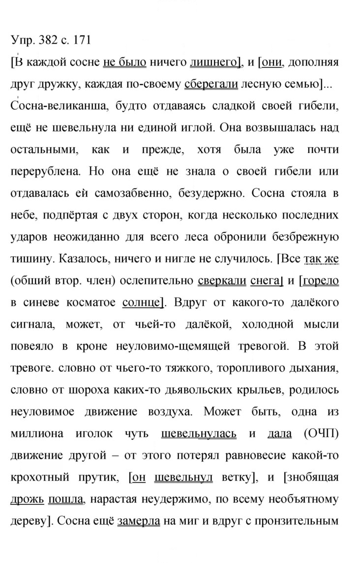 Скан решения номера 382