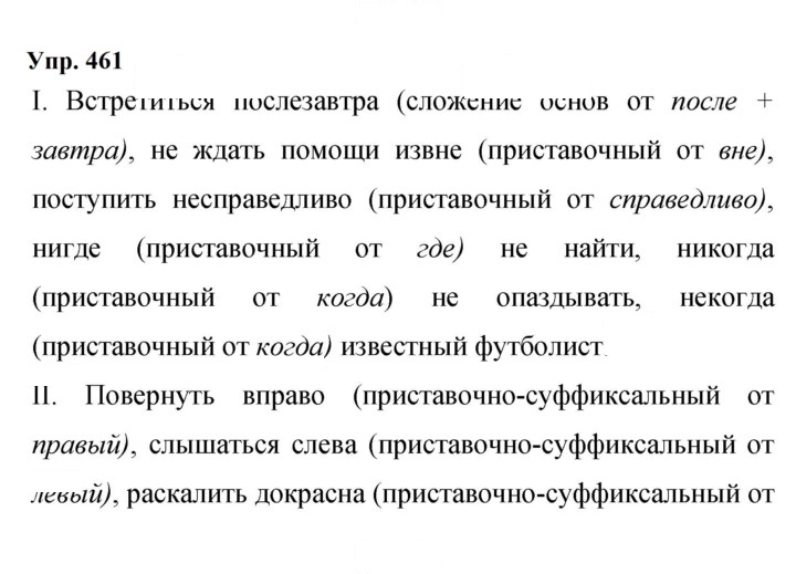 Скан решения номера 461