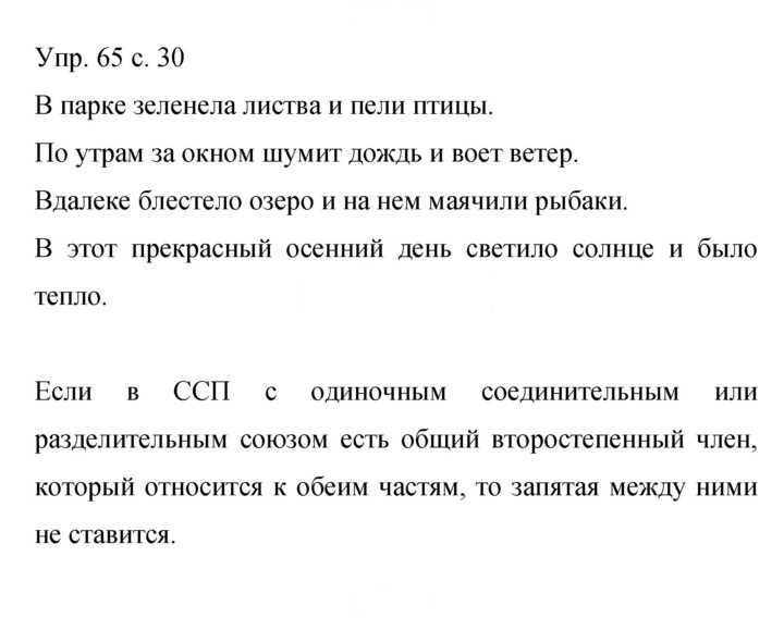 Скан решения номера 65